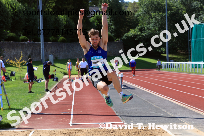 Decathlon long jump, 2025 EAP International Combined Events, Hexham, Northumberland.  Photo: David T. Hewitson/Sports for All Pics